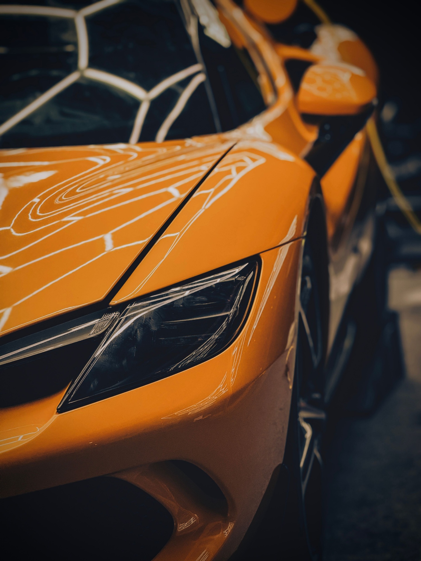 Orange McLaren detail